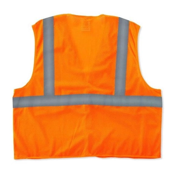 Type R Class 2 Mesh Safety Vest - Orange - Extra Small - Reflective Design