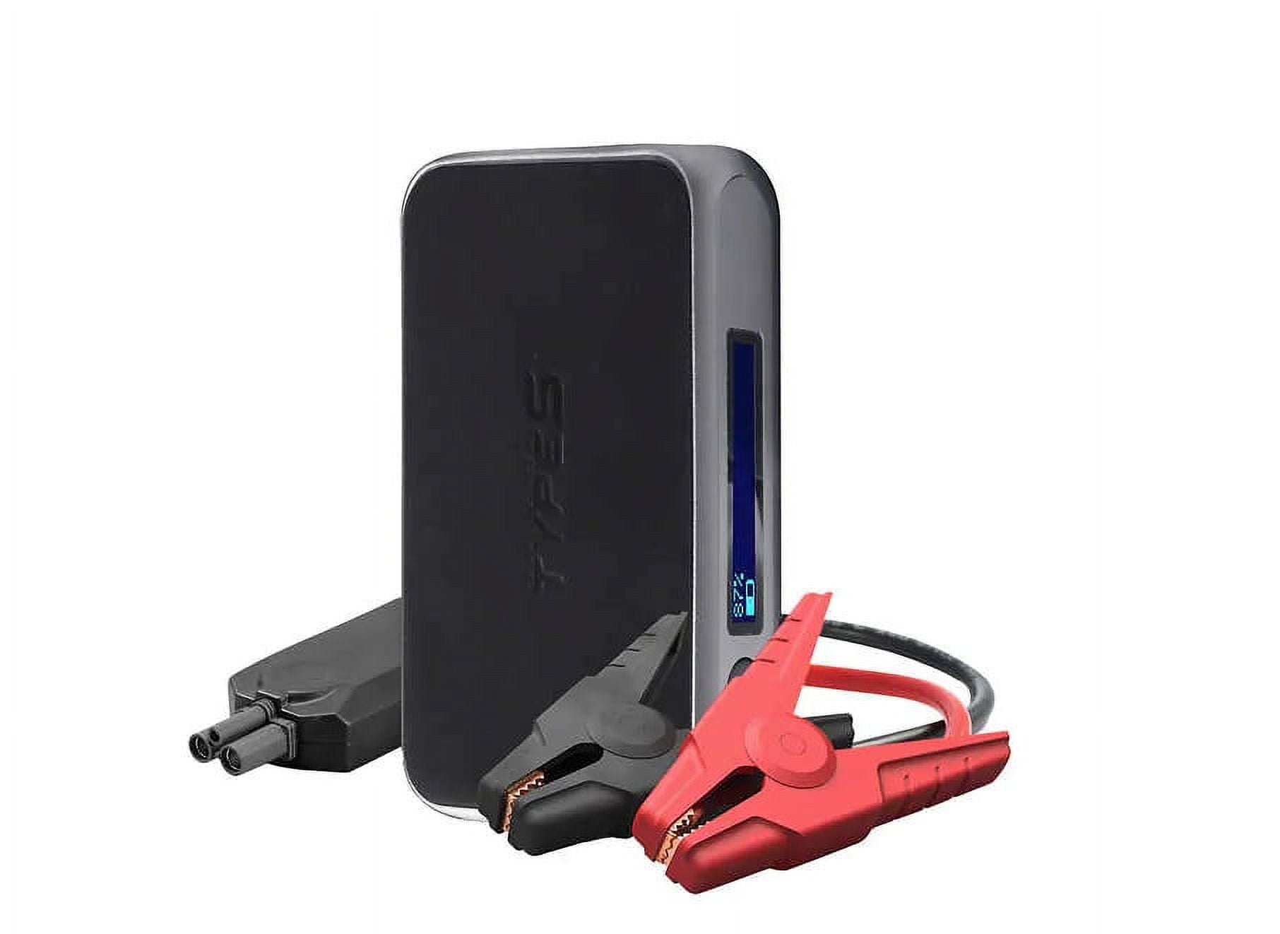 Type S 12V Jump Starter and 8000mAh Portable Power Bank 