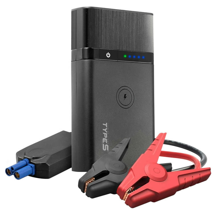 Type S Lithium Jump Starter Portable Power Bank w Built in Wireless Charging