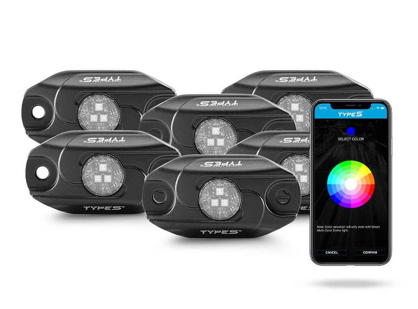 Type S Smart Wheel Well Rock Lights 6 Per Set LM532851-1