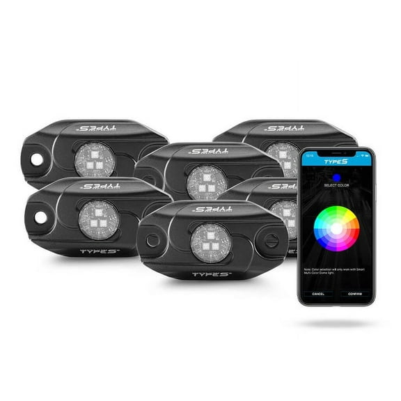 Type S Smart Wheel Well Rock Lights 6 Per Set LM532851-1