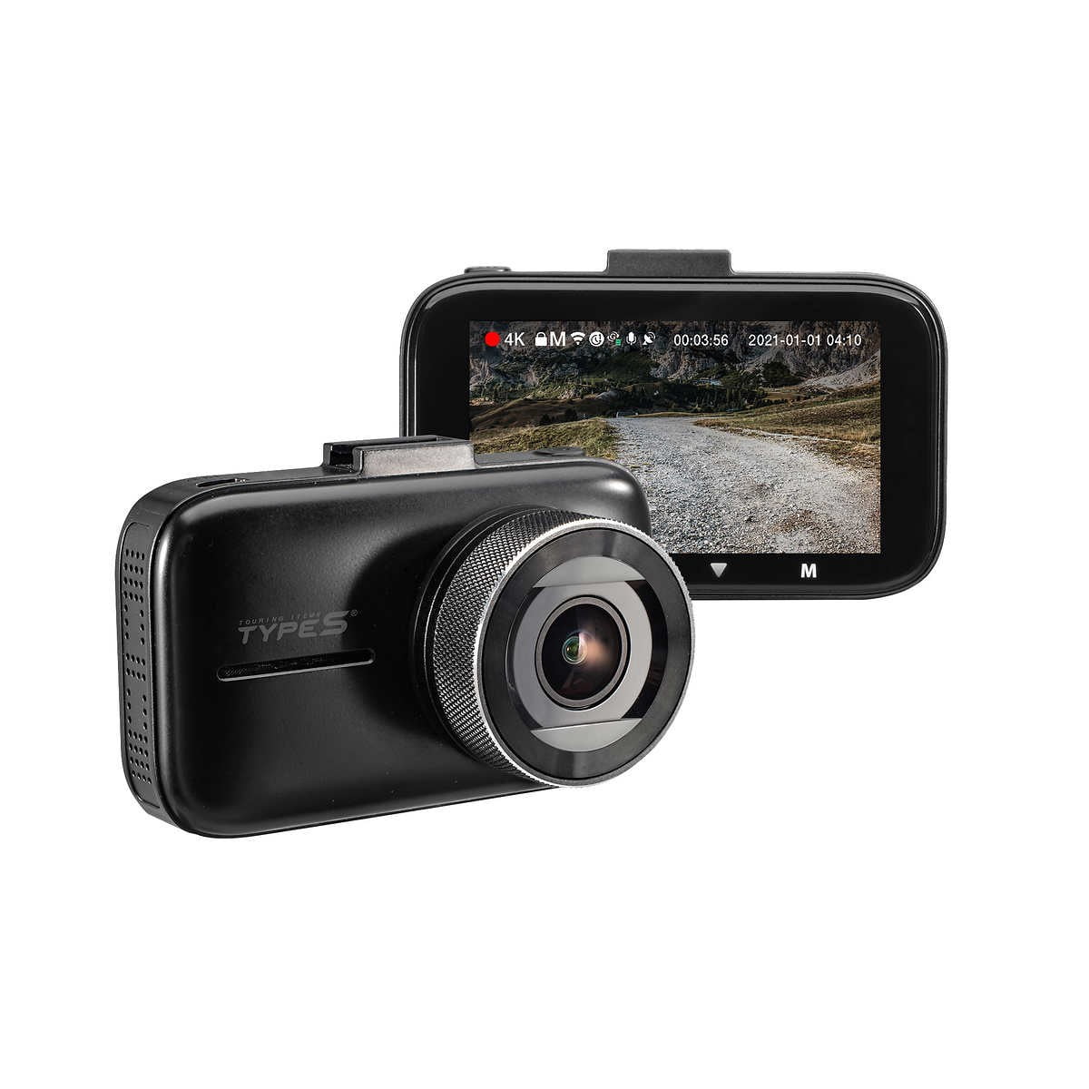  Type S P100 Plus Smart 360 Recording Dash cam with Live  Streaming via app, 1080p FHD 360° in Cabin Surveillance, Unique VR Video  Mode, Smart G-Sensor Security, GPS Built-in, 16GB Memory