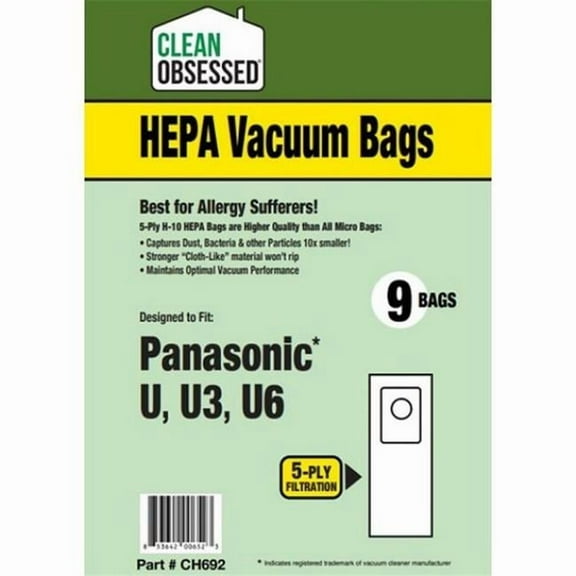 Type U Vacuum Bag - Pack of 50