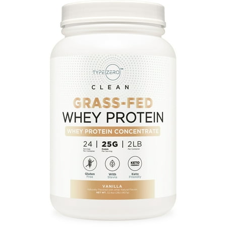 Type Zero Grass-Fed Whey Protein Concentrate Powder (Vanilla, 2LBS) - Gluten Free & Non-GMO price history and forecast - Type Zero Health