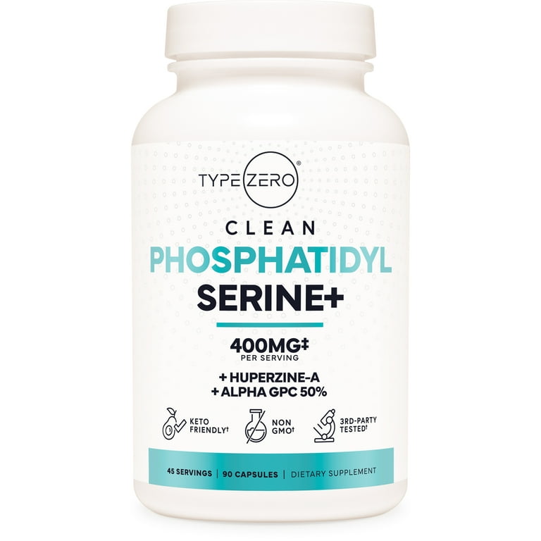Type Zero Phosphatidylserine 3X Strength Nootropics Brain