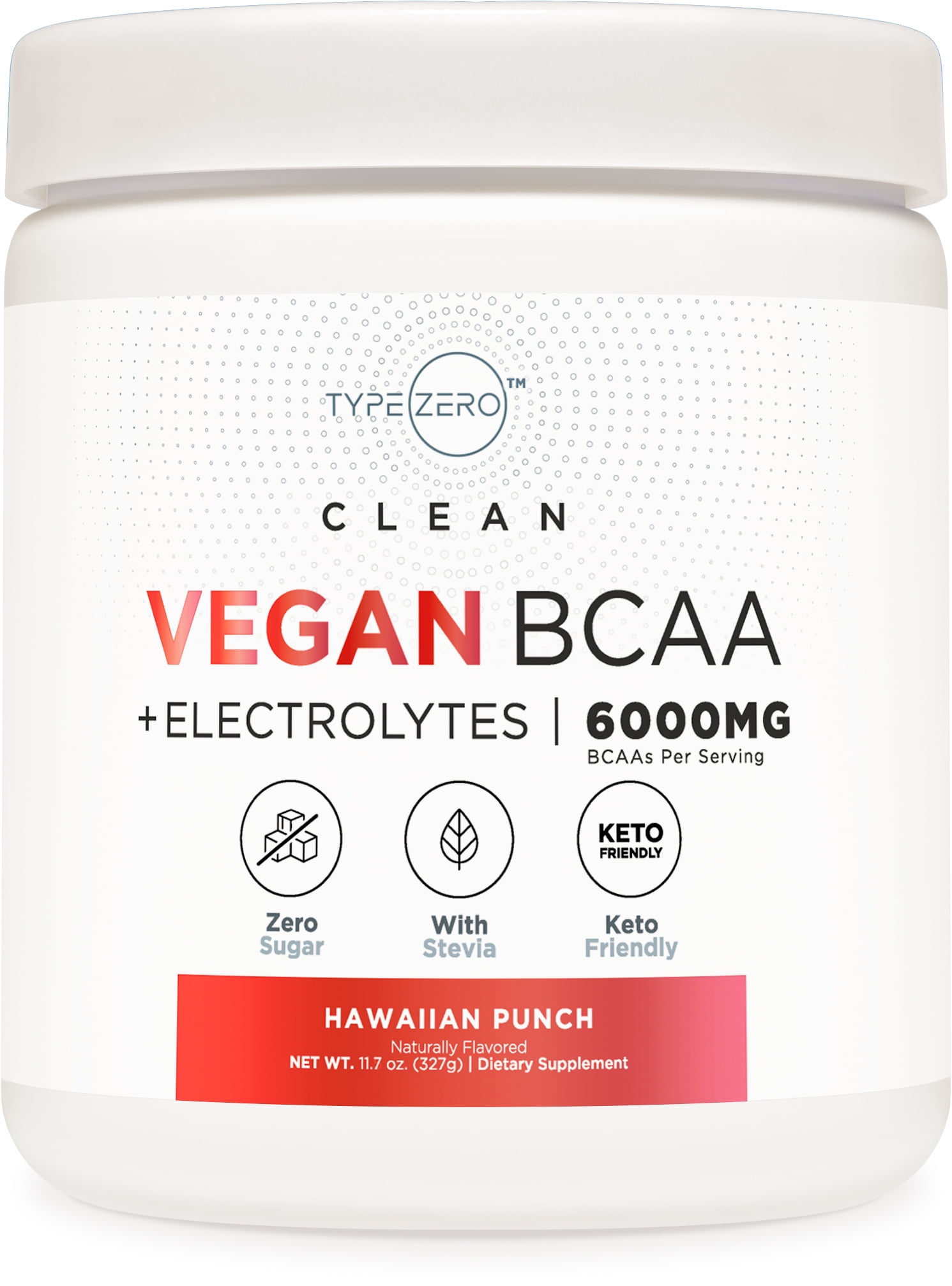 Type Zero Ultra Clean Vegan BCAA Powder + Electrolytes (Hawaiian Punch