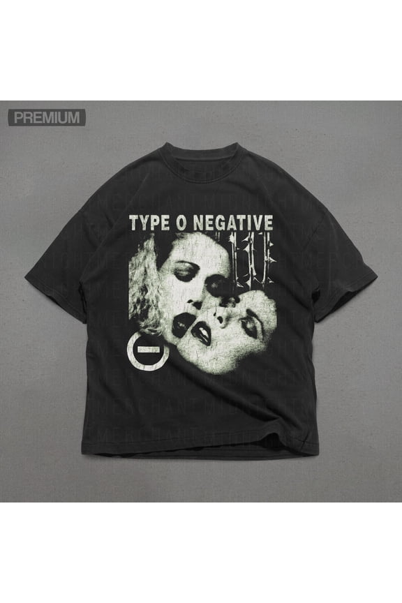 Type o Negative Band Shirt, Goth metal shirts, 90s band graphic tees, Type o Negative tshi