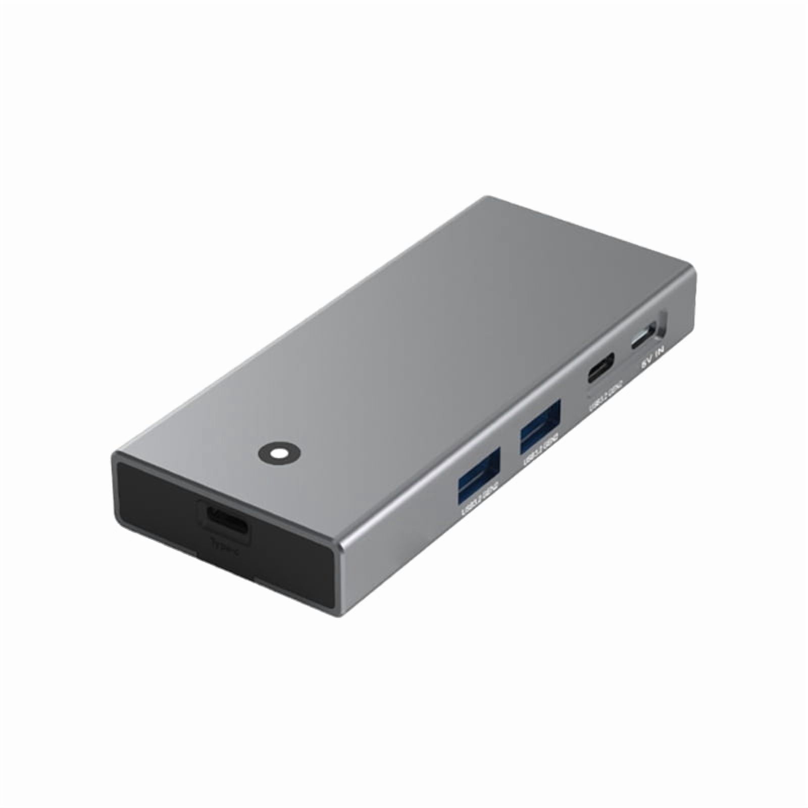 TypeC Hub Docking Station M.2 NVMe/NGFF with 4K HDMIcompatible Adapter, UsbC 10Gbp USB Port x2 for Monitor Laptops