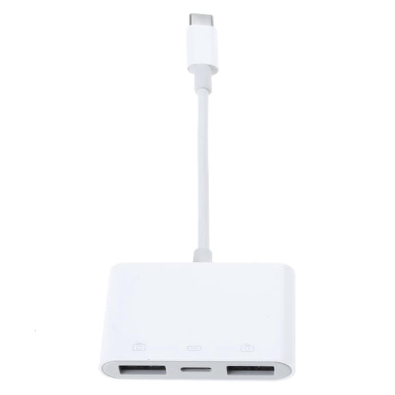 TypeC Hubs USB C Multi Splitters 3 in 1 3-port USB 2.0 Fast Charging Adapters for Laptops