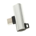 TypeC to 3.5mm Headphone Adapter Charger 2 in 1 Jack HIFI Audio with PD
