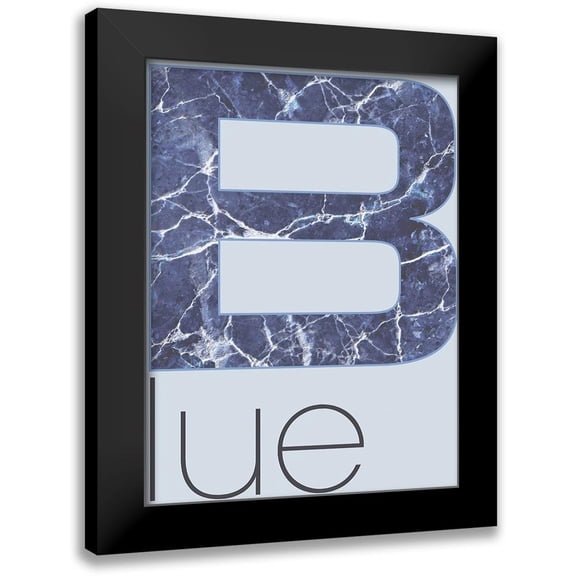 TypeLike 12x14 Black Modern Framed Museum Art Print Titled - RGB - light - 03