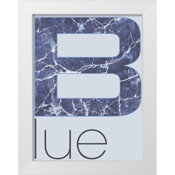 TypeLike 15x18 White Modern Wood Framed Museum Art Print Titled - RGB - light - 03