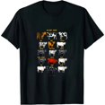 thumbnail image 1 of Types Of Cows Shirt Farmer Tee Shirt Costume Cow T-Shirt, 1 of 5