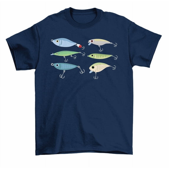 Types Of Fishing Bait Lures Fisherman Gift T-Shirt Men Women