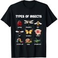 thumbnail image 1 of Types Of Insects Bug Identification Science T-Shirt, 1 of 4