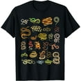 thumbnail image 1 of Types Of Snakes Educational Herpetologist Kids Boys Girls T-Shirt, 1 of 3