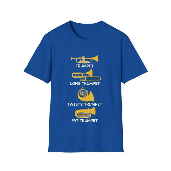 Types Of Trumpet Player Musician Music Playing Expert Tee