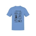 thumbnail image 1 of Types of Cats Illustrated Humor Men's T-shirt, 1 of 3