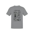 thumbnail image 1 of Types of Cats Illustrated Humor Men's T-shirt, 1 of 3