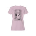 thumbnail image 1 of Types of Cats Illustrated Humor Women's T-shirt, 1 of 3