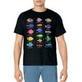 thumbnail image 1 of Types of Fishes Fish water Species Fishing T-Shirt, 1 of 4