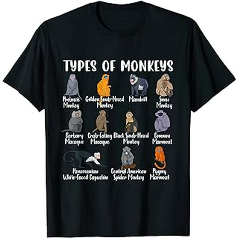 Monkey t shirts funny cheap