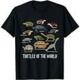 thumbnail image 1 of Types of Turtle Shirt | Tortoise Apparel Sea Turtle Lovers T-Shirt, 1 of 5