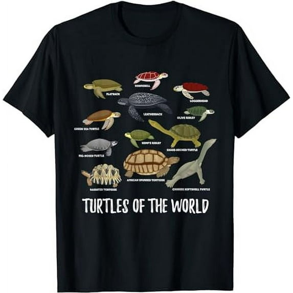 Types of Turtle Shirt | Tortoise Apparel Sea Turtle Lovers T-Shirt