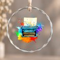 Creatuve Writing Image Typewriter Writing for Writer Creative Retro Christmas Ornament ...