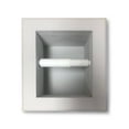 thumbnail image 1 of Typhon Recessed Solid Wood Toilet Paper Holder 7 x 8.5, Primed Gray, 1 of 13