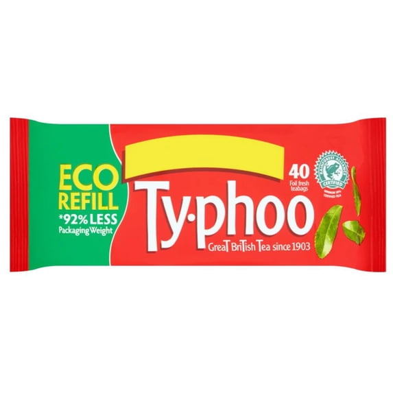 Typhoo ECO Refill 40 Teabags 116g