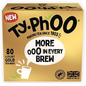 Typhoo Gold (More In Every Brew) 80 Luxury Tea Bags (Pack of 1)