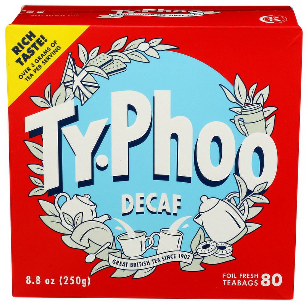 Typhoo Tea Black Decaf (6 Pack) 80 Bags