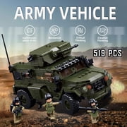Typhoon Armoured Vehicle VDVS Building Blocks, Military Off-Road Vehicle Model Bricks Toy Set, Army Car Collection Gift 519 PCS
