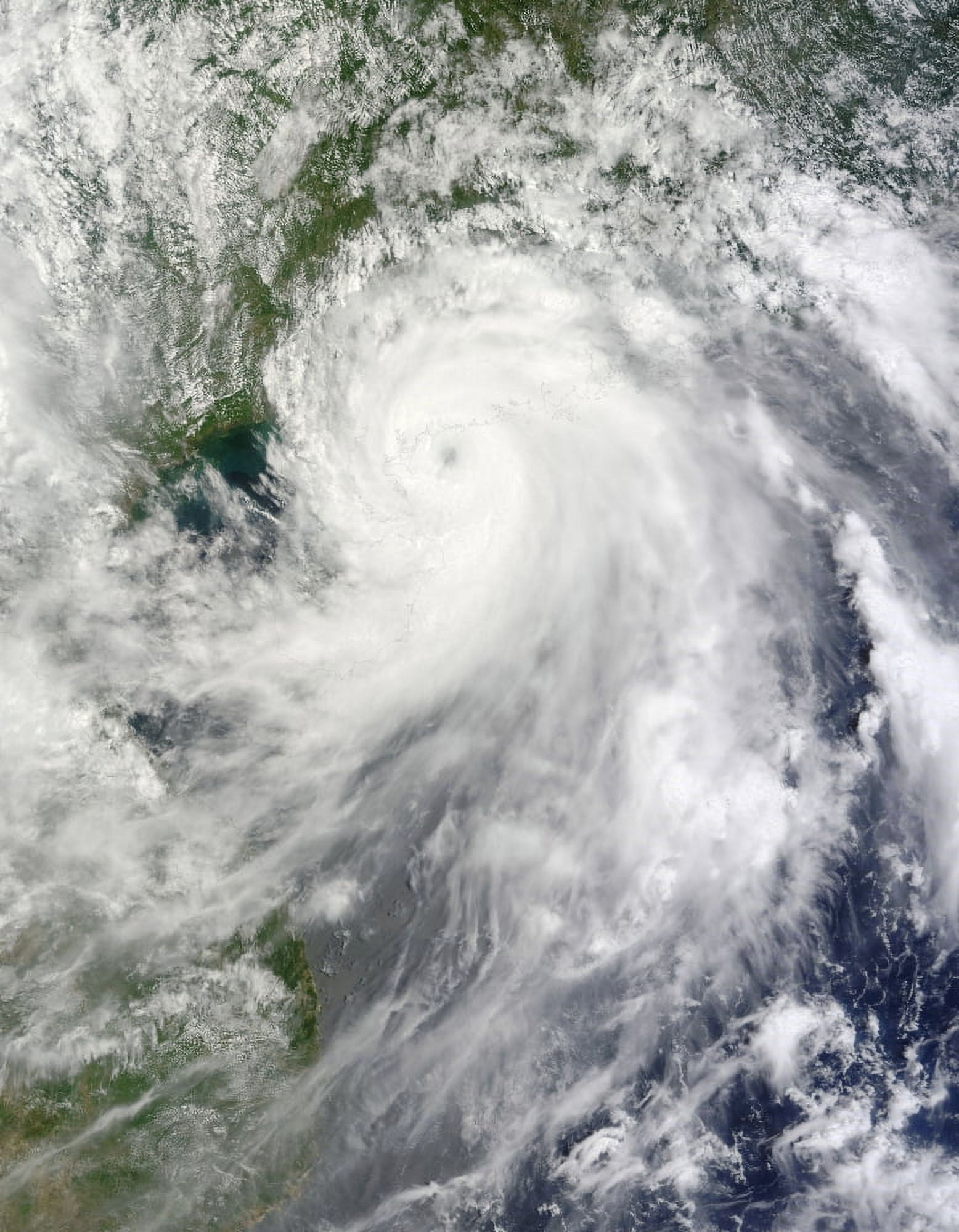 Typhoon Chanthu Canvas Art - Stocktrek Images (25 x 32)