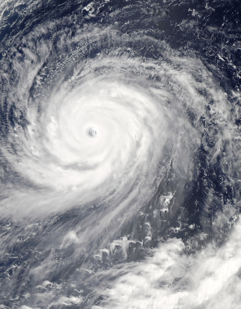 Typhoon Choi-wan west of the Mariana Islands Pacific Ocean Canvas Art - Stocktrek Images (25 x 32)