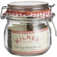 Typhoon Housewares Kilner Round Clip Top Glass Storage Jar - Pack of 24