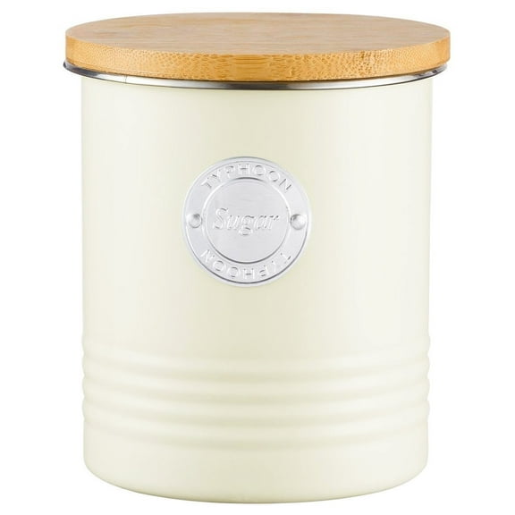 Typhoon Living Collection | 1 Quart Sugar Canister - Cream