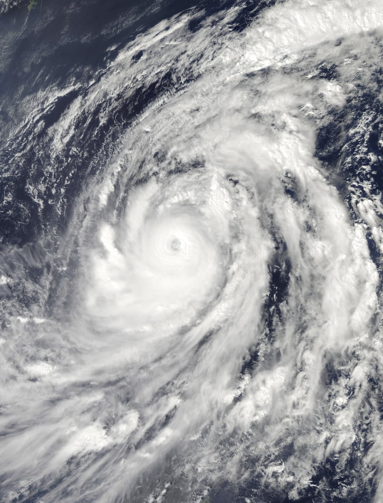 Typhoon Lupit Canvas Art - Stocktrek Images (25 x 32)