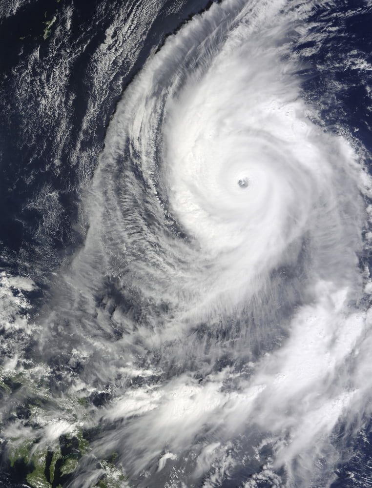 Typhoon Lupit Canvas Art - Stocktrek Images (25 x 32)