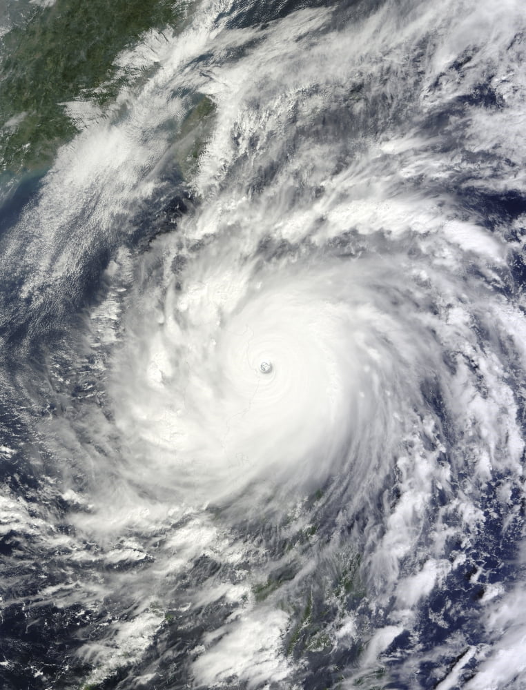 Typhoon Megi Canvas Art - Stocktrek Images (25 x 32)