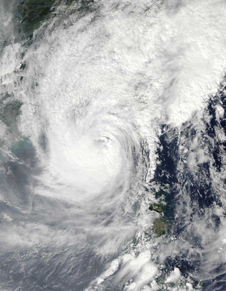 Typhoon Megi Canvas Art - Stocktrek Images (25 x 32)