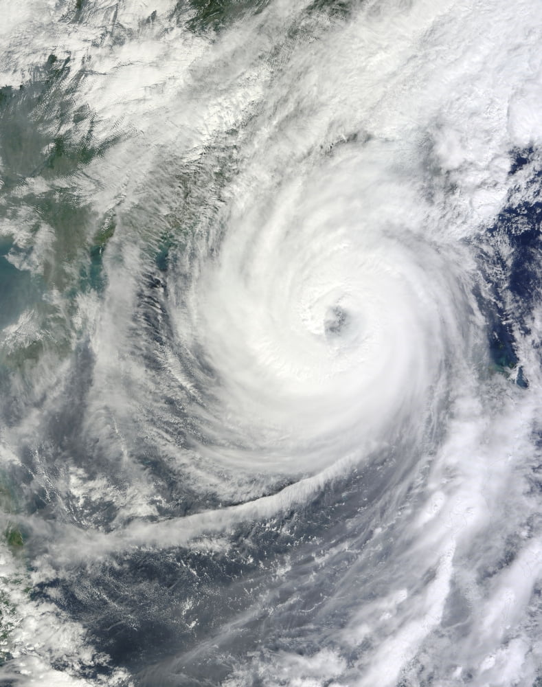 Typhoon Megi Canvas Art - Stocktrek Images (25 x 32)