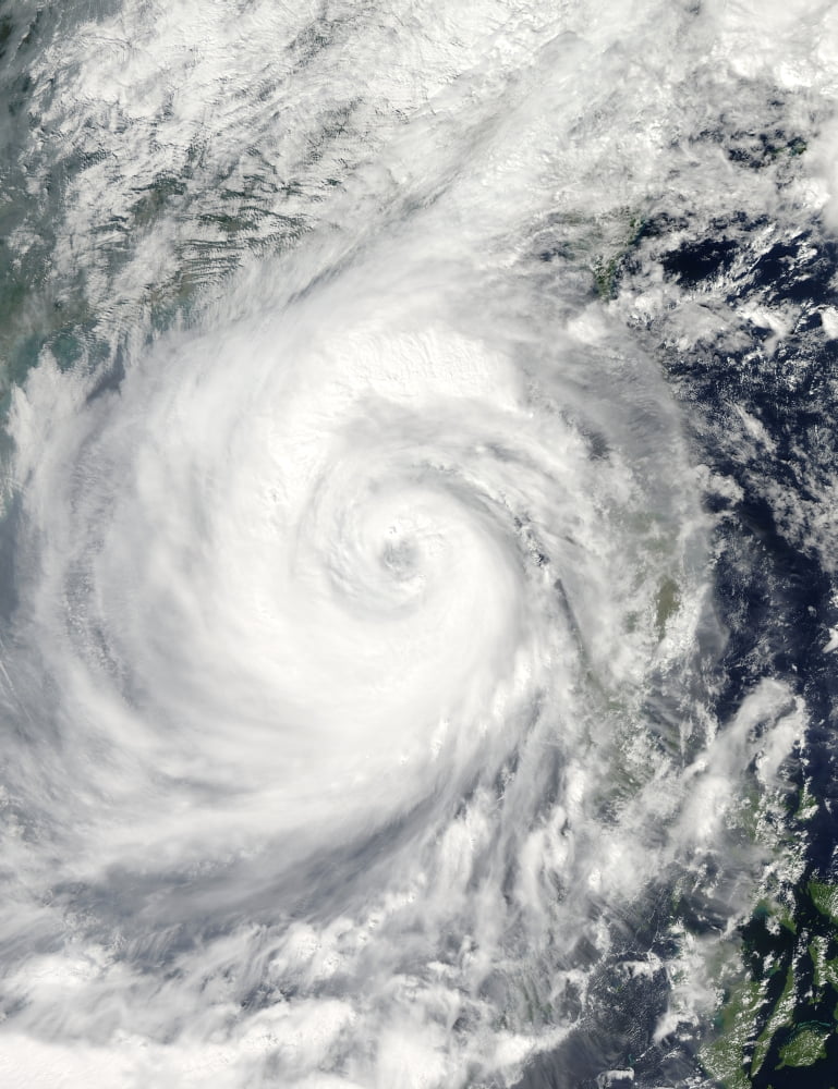 Typhoon Megi Canvas Art - Stocktrek Images (25 x 33)