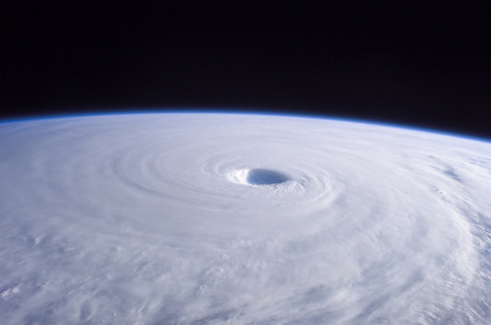 Typhoon Nabi Canvas Art - Stocktrek Images (34 x 23)
