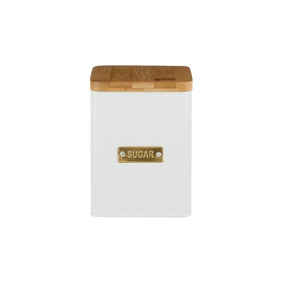 Typhoon Otto Square 1.7-Quart Sugar Canister | White