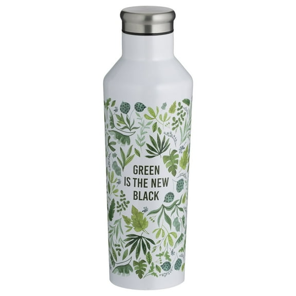 Typhoon PURE Collection | 16.9oz Double Wall Bottle - Green is the New Black