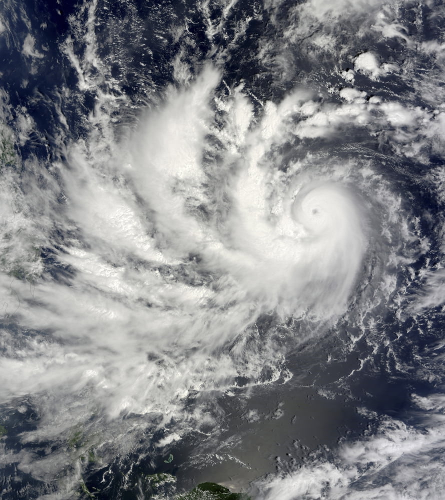 Typhoon Parma heading westward over the Pacific Ocean Canvas Art - Stocktrek Images (27 x 30)