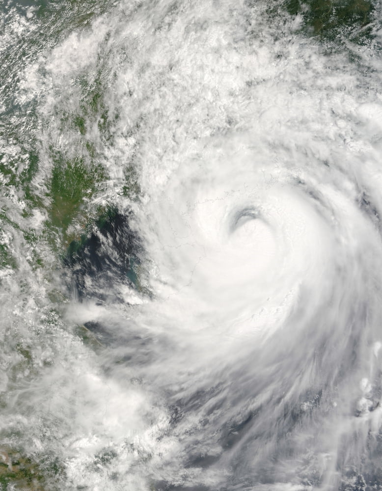 Typhoon Prapiroon Canvas Art - Stocktrek Images (25 x 32)