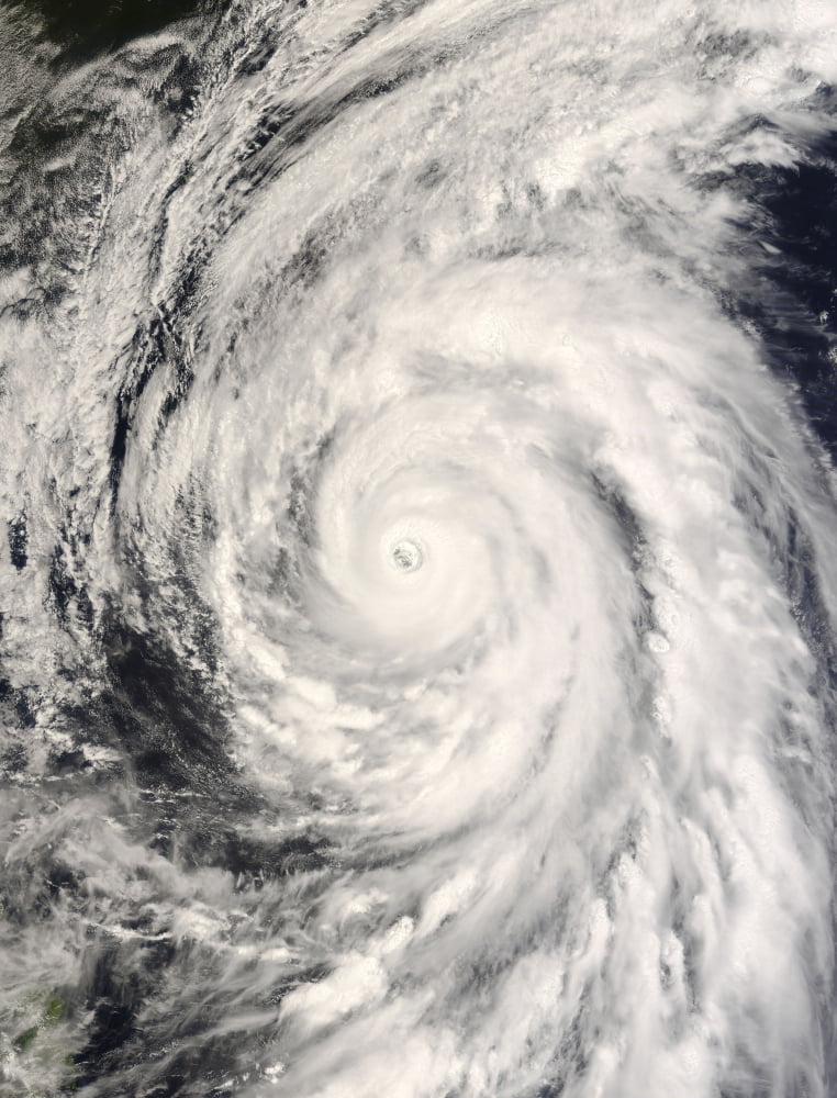Typhoon Rammasun in the Philippine Sea Canvas Art - Stocktrek Images (25 x 32)